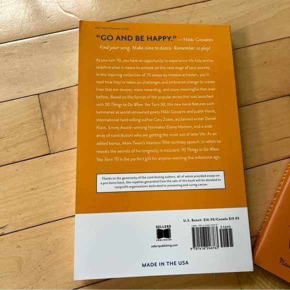 I'm Too Young To Be Seventy Hardcover Judith Viorst / 70 Things To Do When Lot - Picture 4 of 12